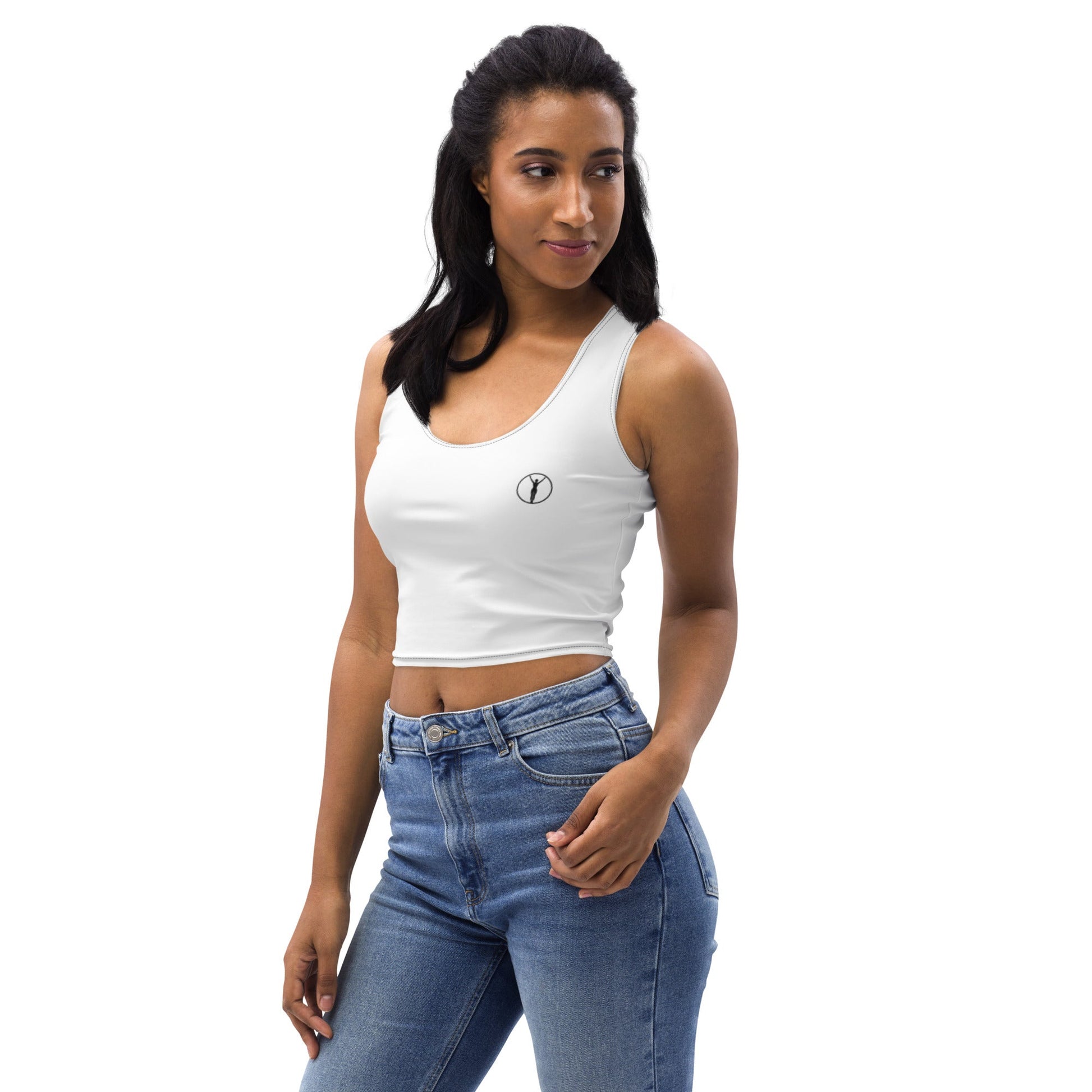 Origin Crop Top Bianco | Legion Active | Legion Active - Abbigliamento Sportivo Premium