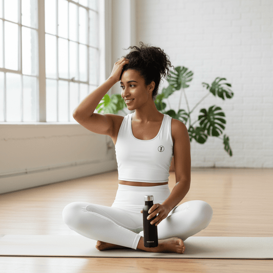 Origin Crop Top Bianco | Legion Active | Legion Active - Abbigliamento Sportivo Premium