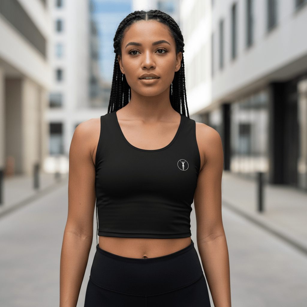 Origin Crop Top Nero | Legion Active | Made - to - Order | Legion Active - Abbigliamento Sportivo Premium