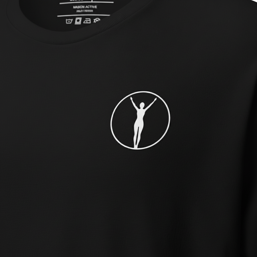 Legion Active Origin Logo Bianco Tee | Athletic Unisex Apparel | Legion Active - Abbigliamento Sportivo Premium